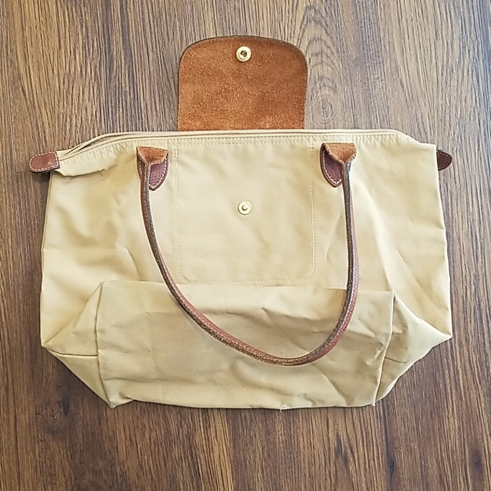 Tan Longchamp Purse